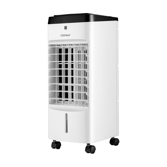 3-in-1 Evaporative Air Cooler with 4 Modes, White