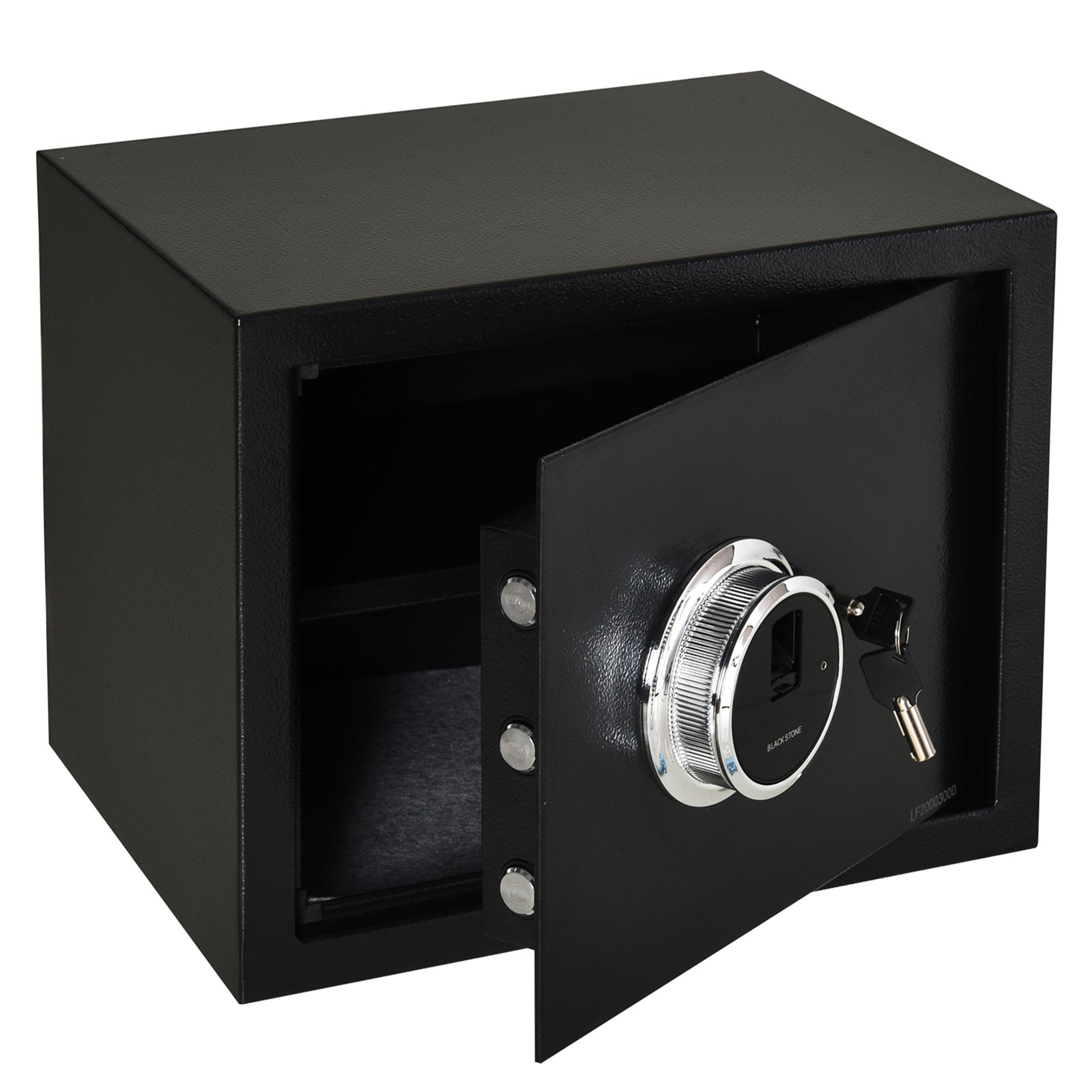 Fingerprint Electronic Security Safe Box, 0.95 Cubic Feet Cabinets, with 2 Emergency Keys, Removable Shelf, Great for Home, Hotel, Office, Black at Gallery Canada