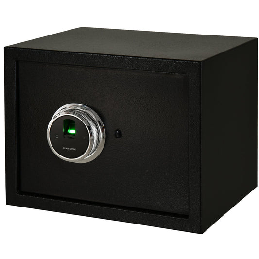 Fingerprint Electronic Security Safe Box, 0.95 Cubic Feet Cabinets, with 2 Emergency Keys, Removable Shelf, Great for Home, Hotel, Office, Black - Gallery Canada
