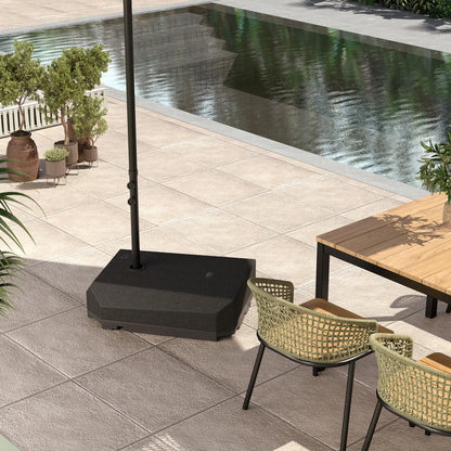 Heavy Duty Cantilever Umbrella Stand With Wheels, Water/Sand Filled Umbrella Bases at Gallery Canada