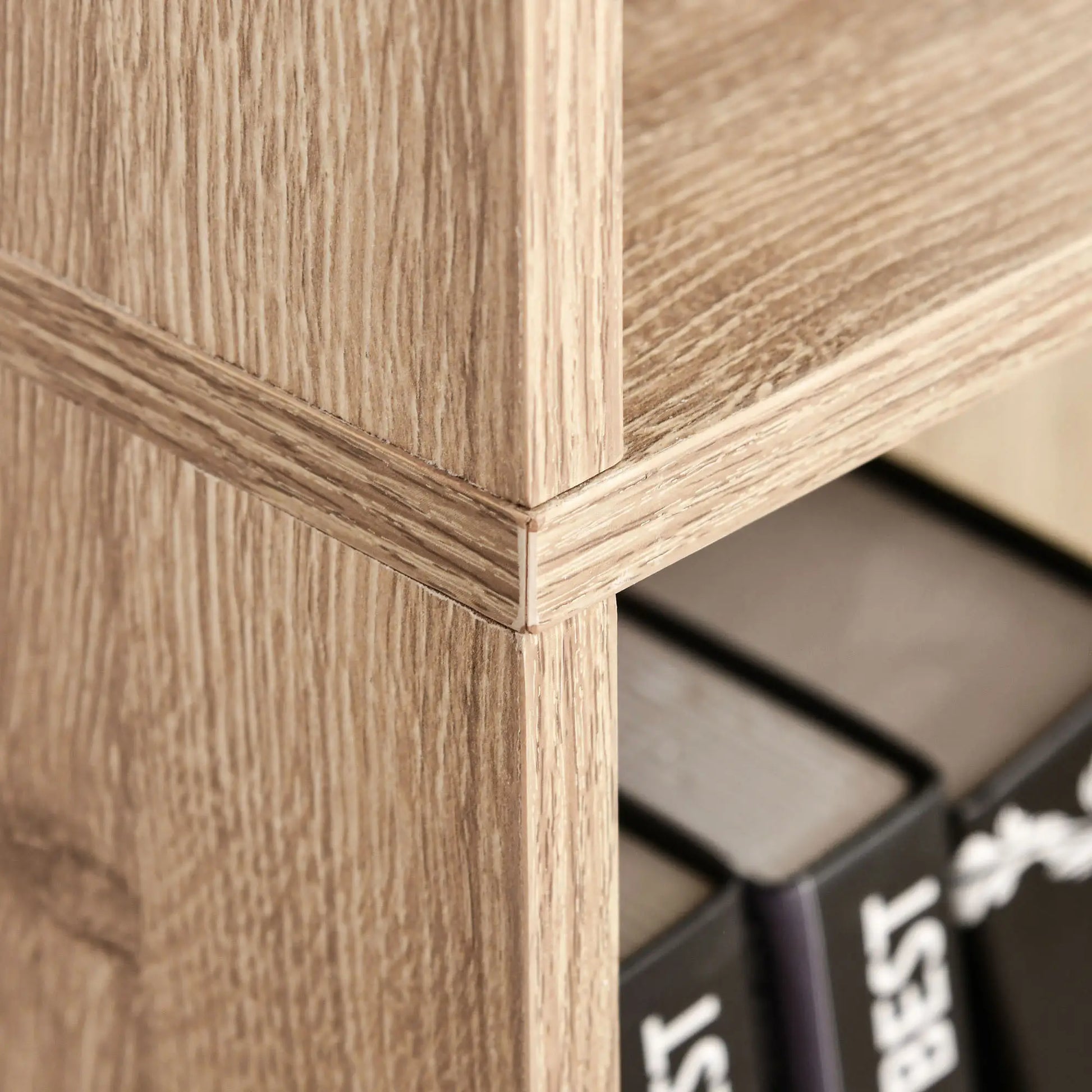 5-Tier Bookcase, Adjustable Shelves, Living Room, Home Office, Nature Wood Display Bookshelves at Gallery Canada