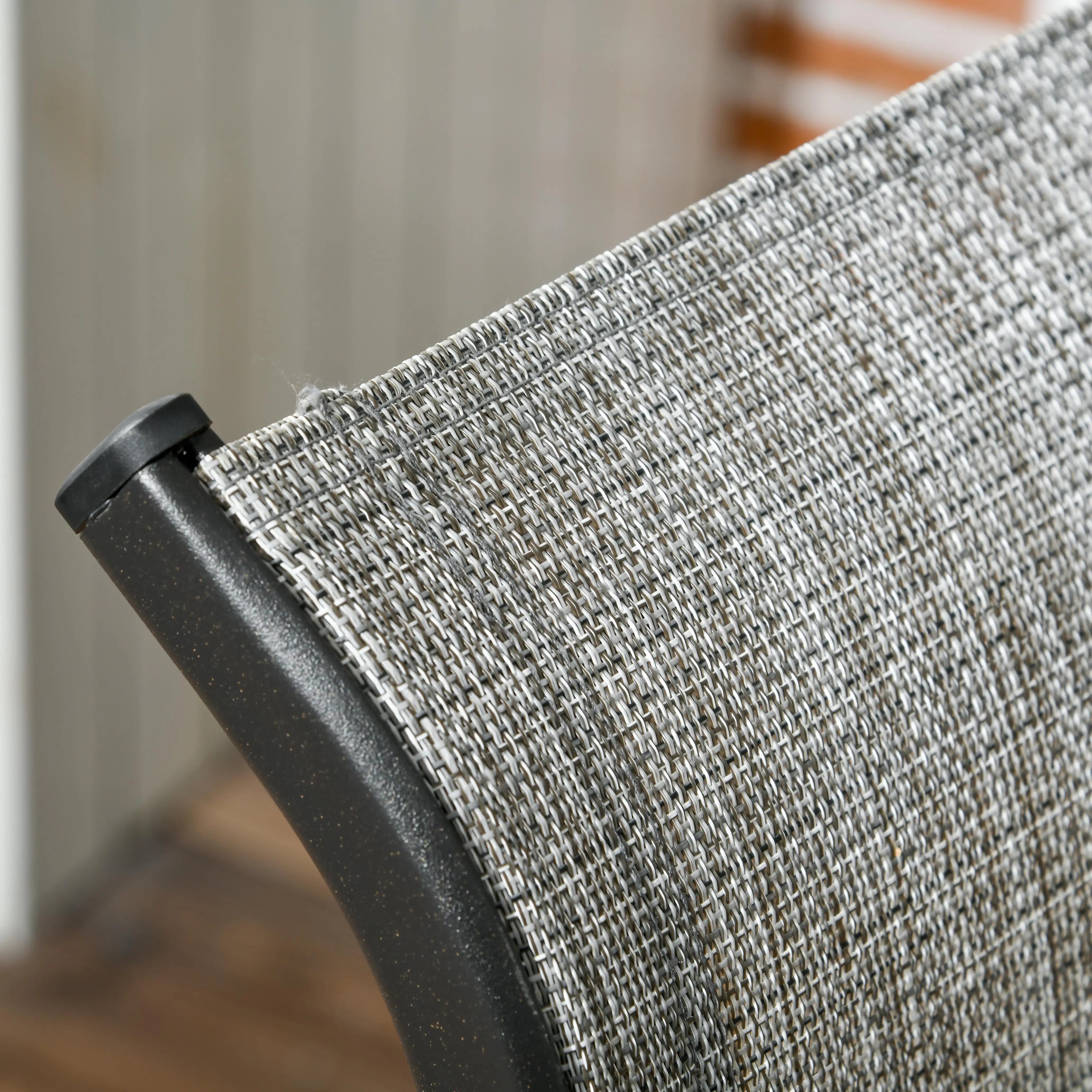 2-Piece Swivel Patio Dining Chairs, 360° Swivel, Breathable Mesh Seat, Dark Grey Patio Chairs at Gallery Canada