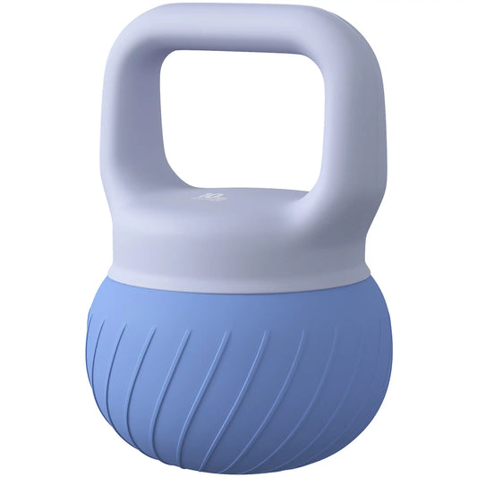 Soft Kettlebell, 22 lbs, Anti-Slip Grip, Home Gym Weight Lifting Strength Training Equipment Blue at Gallery Canada