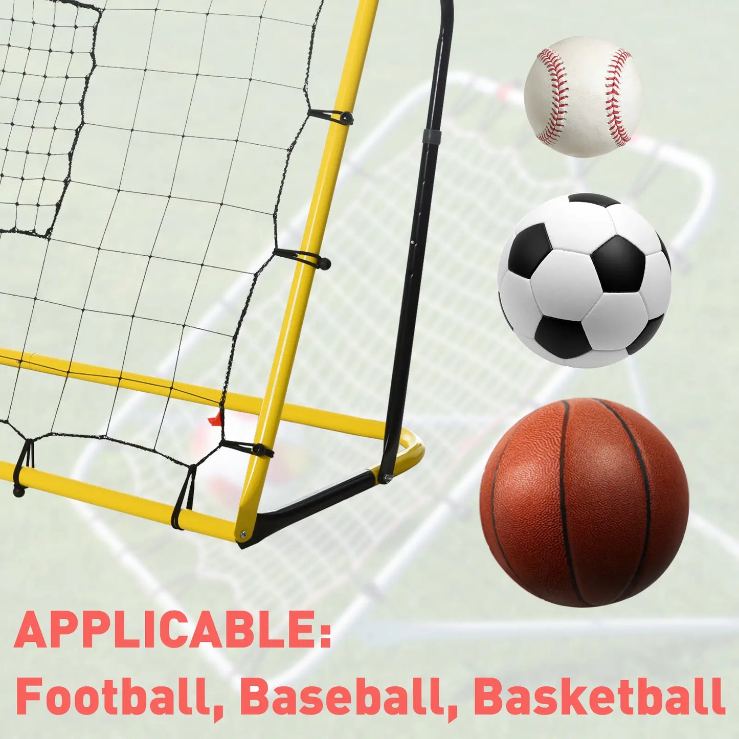 6 x 4 ft Rebound Net, 5 Angle Adjustable for Soccer Baseball Basketball Training Football at Gallery Canada