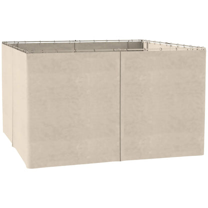 10' x 13' Gazebo Sidewall Set, 4 Panels, Hooks Included, Beige Gazebo Sidewalls at Gallery Canada