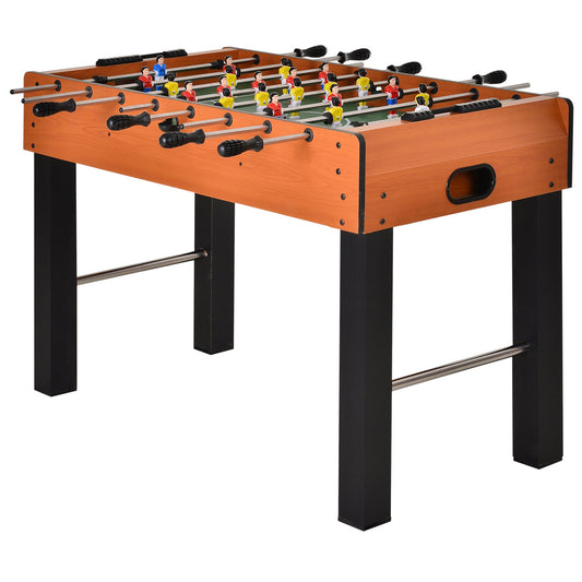 Foosball Table, 48'' Wooden Soccer Game Table, w/ 8 Rods, 2 Balls Suit for 4 Players Perfect for Arcades, Pub, Game Room at Gallery Canada