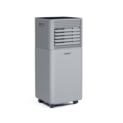 8000 BTU 3-in-1 Air Cooler with Dehumidifier and Fan Mode, Gray Portable Air Conditioners Gray at Gallery Canada