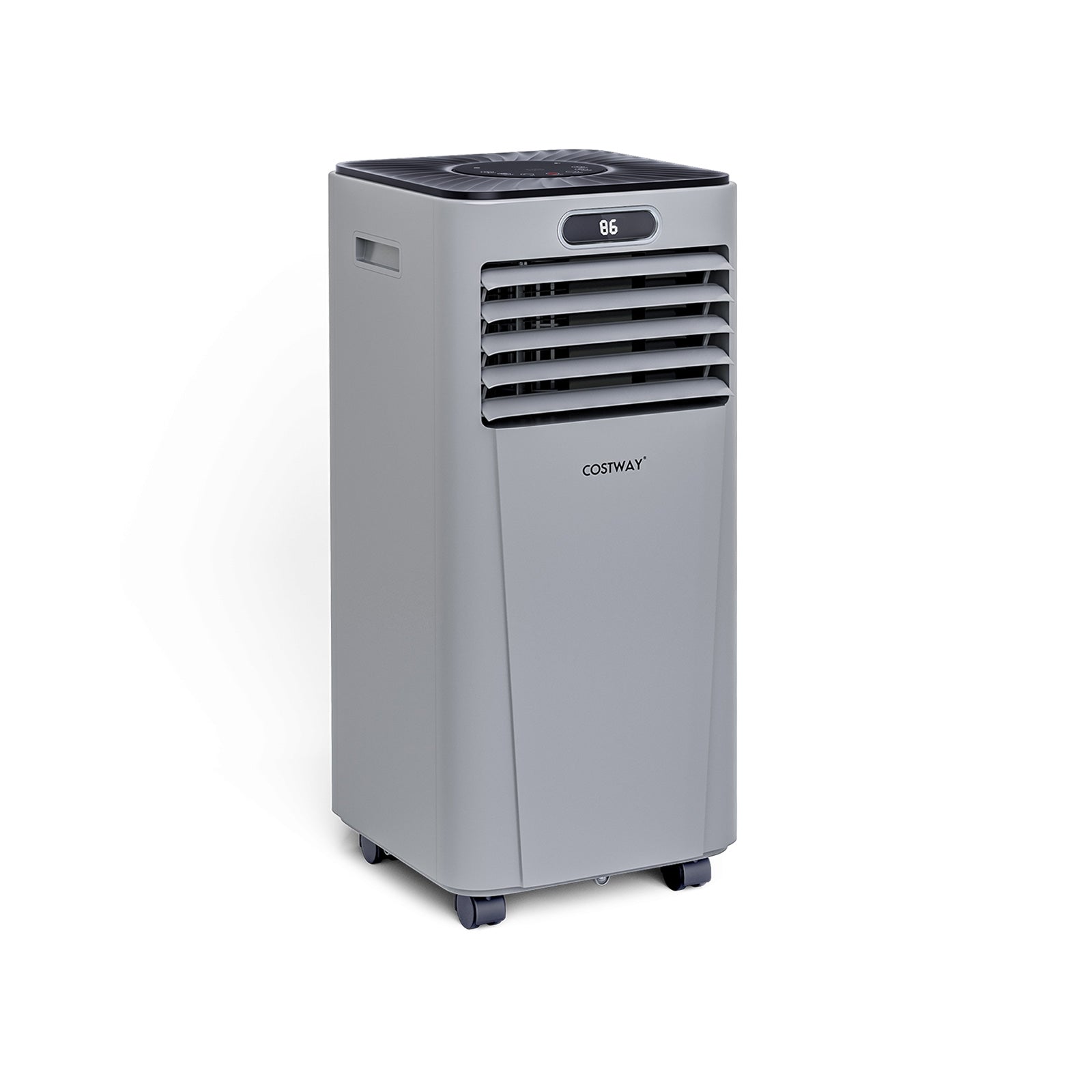 10000 BTU Portable Air Conditioner with Remote Control, Gray Air Conditioners at Gallery Canada