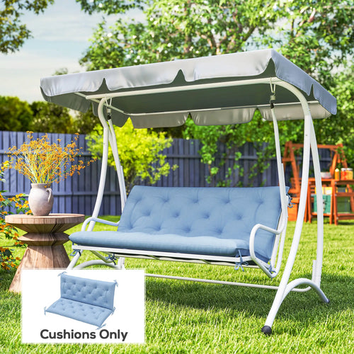 2 Seater Garden Bench Cushion, Thick Outdoor Non-Slip, 47