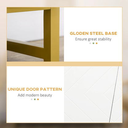 Accent Sideboard, Kitchen Storage Cabinet, 4 Doors, Adjustable Shelves, White Bar Cabinets at Gallery Canada