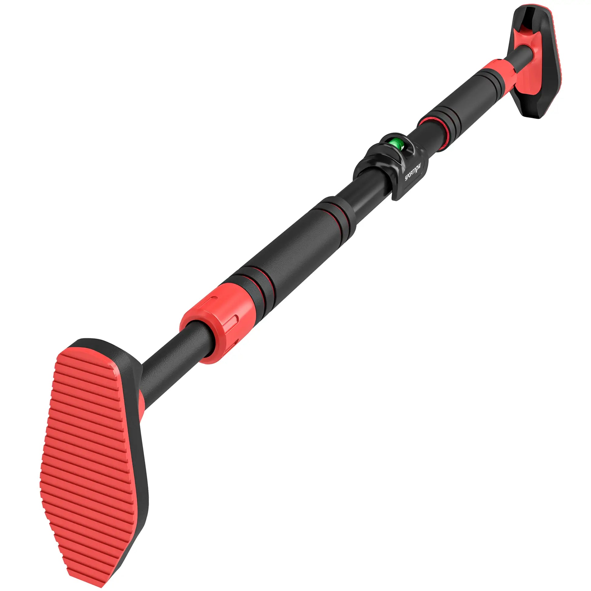 Pull Up Bar Doorway No Screws, 37.8-51.2 in Width Adjustable, Max Load 440lbs Strength Training Equipment Black, Red at Gallery Canada