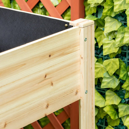 46'' x 24'' Raised Garden Bed, Wooden Elevated Planter Box, Non-Woven Liner Elevated Garden Beds at Gallery Canada