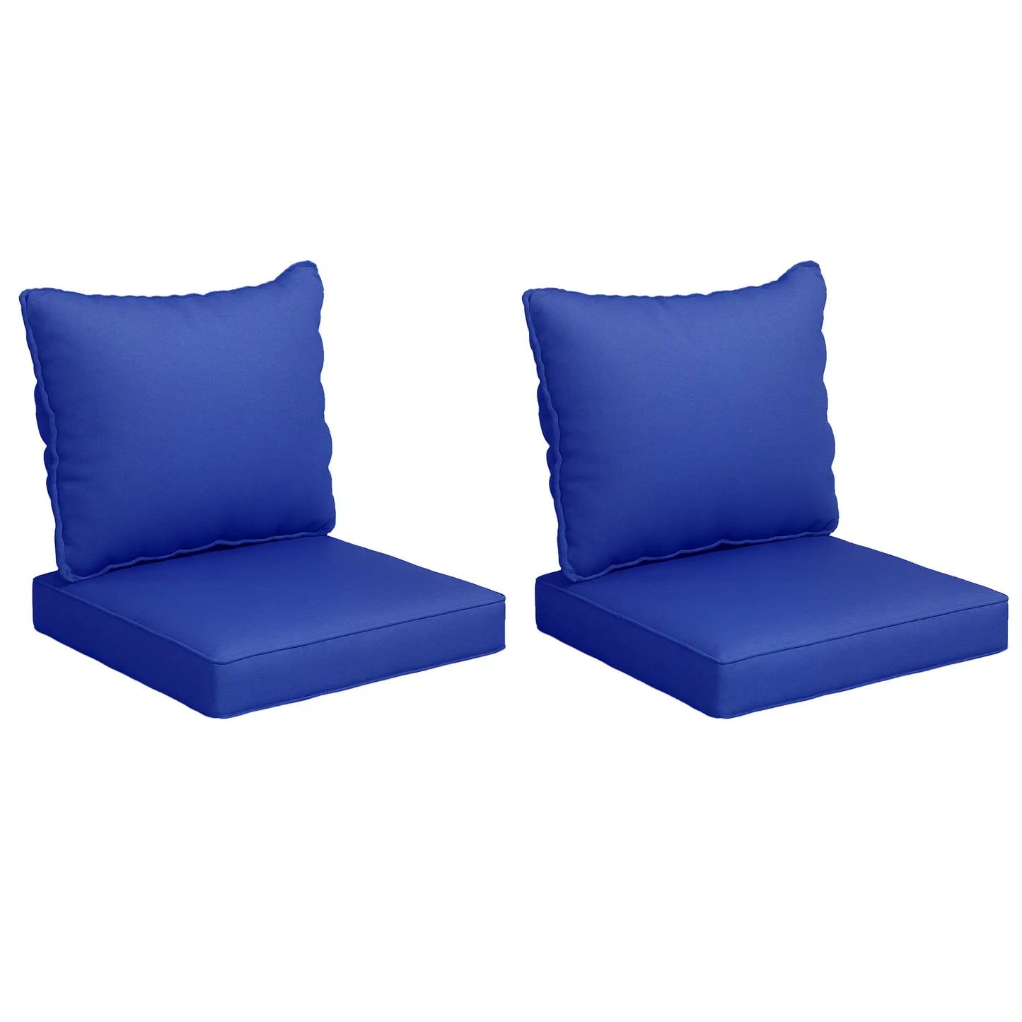4-Piece Seat Cushion Pillows, Patio Chair Cushions Set, Navy Blue Patio Chair Cushions at Gallery Canada