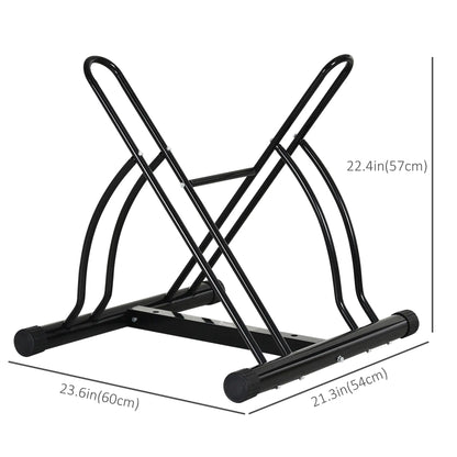 2 Bike Rack Floor Stand, Indoor Outdoor Bike Storage Holder Bike Parking Stands at Gallery Canada