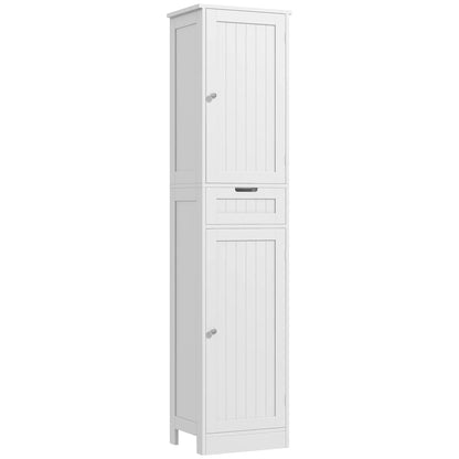 Freestanding Bathroom Cabinet with Drawer and 2 Doors, Tall Bathroom Cupboard for Kitchen, Study, Living Room Bathroom Cabinets at Gallery Canada