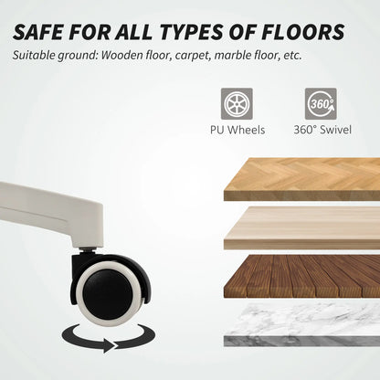 Ergonomic Mesh Office Chair, High Back, Rotatable Headrest, Flip-Up Armrests, Lumbar Support, Grey Task Chairs at Gallery Canada