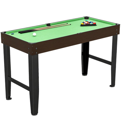55 Inch Mini Pool Table, 2 Cues, 16 Balls, Accessories, Green Game Tables at Gallery Canada