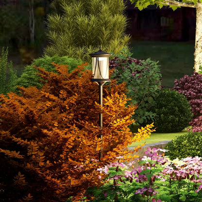 50" Solar Post Light, LED Outdoor Lamp, Waterproof IP44, Cool White Solar Post Lamps at Gallery Canada