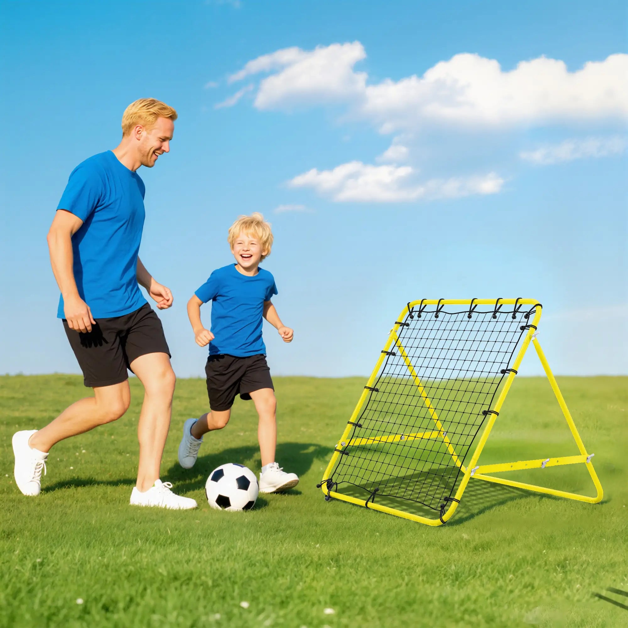Volleyball Rebounder Net, Football Training Aid, Kickback Target, Yellow Soccer at Gallery Canada