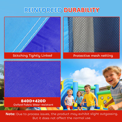 Inflatable Bounce House With Slide, Pool, Ball Pit, 12' x 12' Inflatables at Gallery Canada