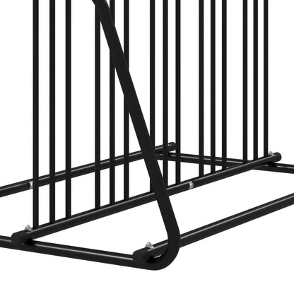 Steel Bike Rack, 61", 6-Bike Capacity, Dual-Side, for Garages Streets Bike Parking Stands at Gallery Canada