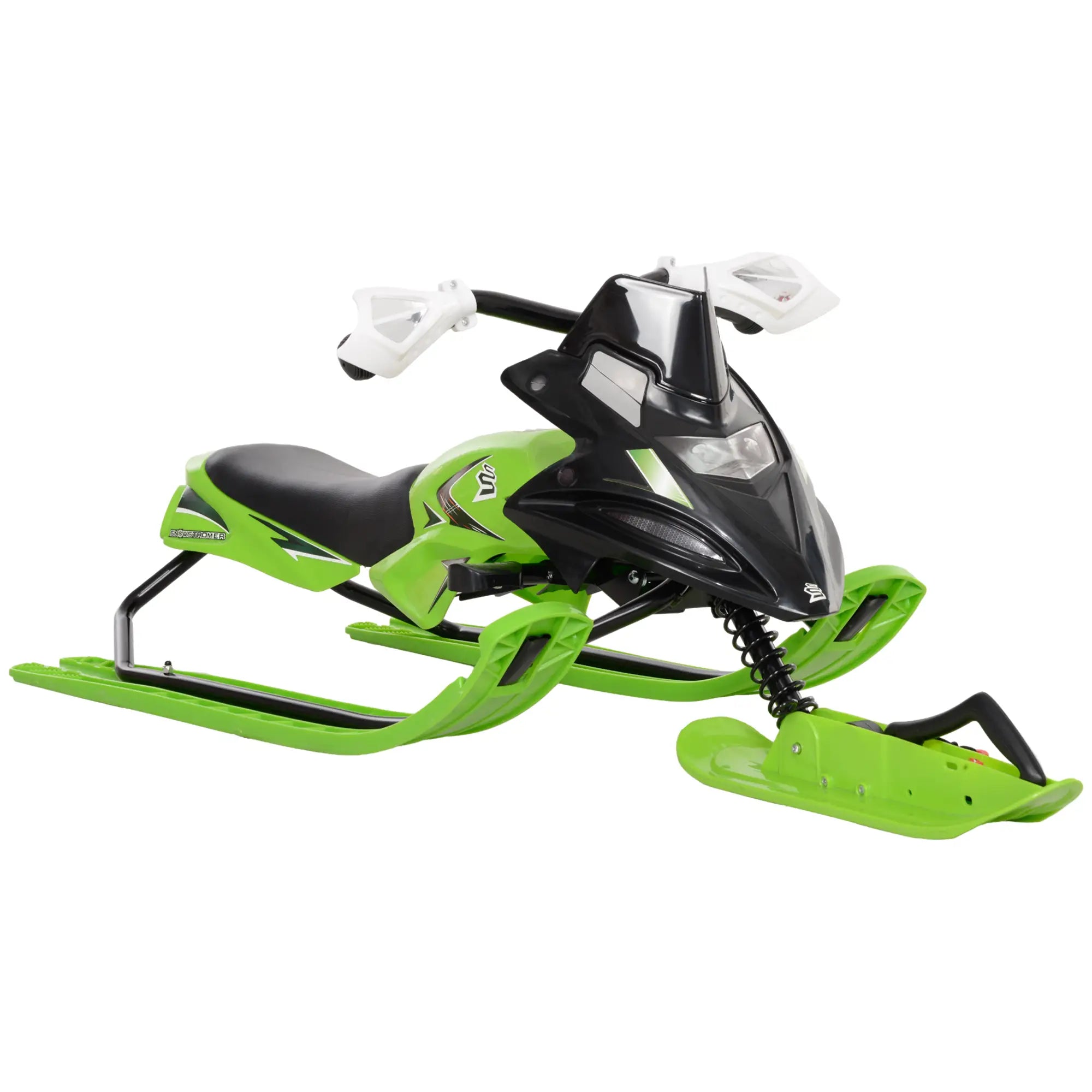 Kids Snow Sled with Padded Seat, Green Snow Scooters at Gallery Canada