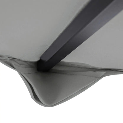 9.8' x 9.8' Square 2-Tier Gazebo Canopy Cover, Light Grey Gazebo Canopy Replacement at Gallery Canada