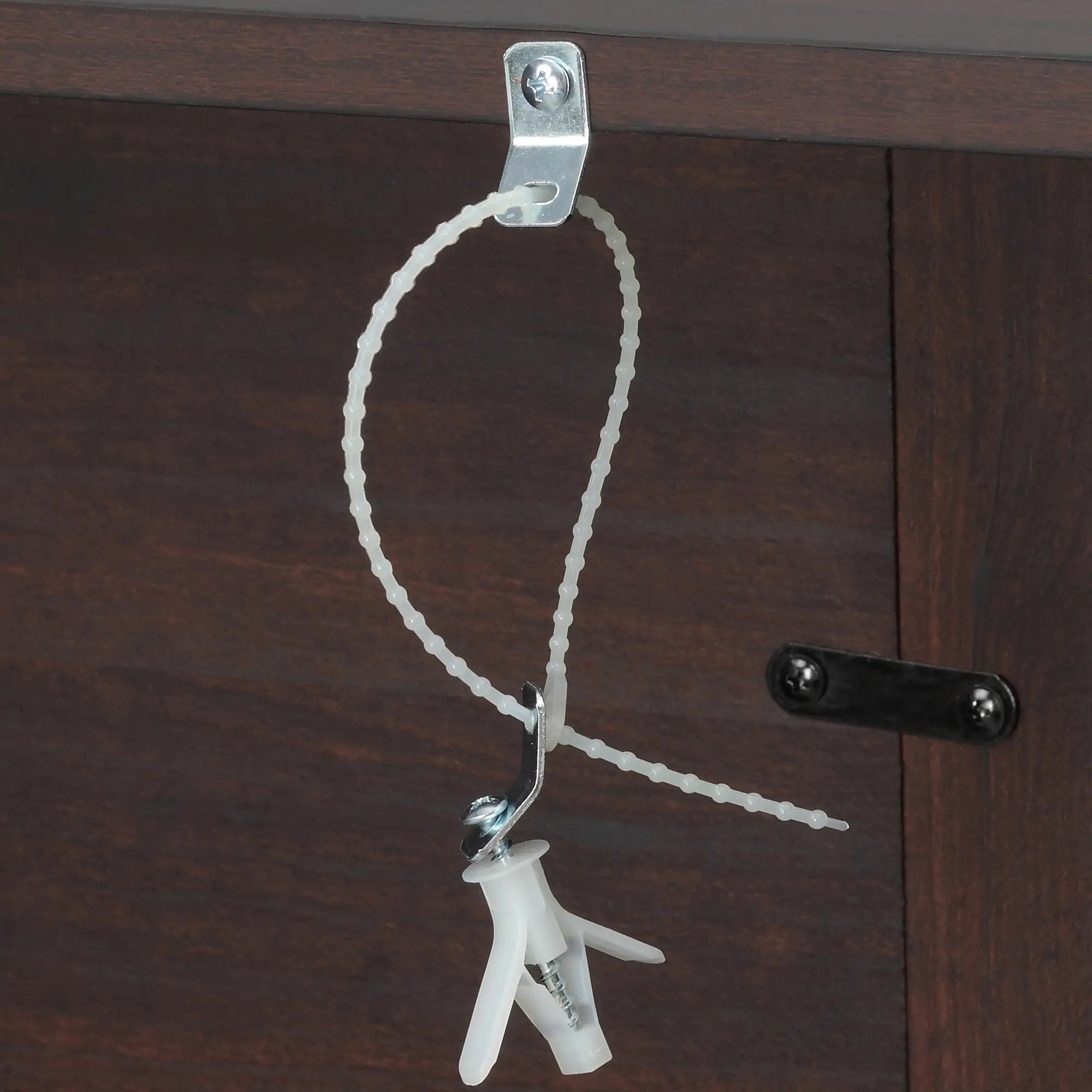 Electric Fireplace with Mantel, Freestanding Heater, 1400W, Brown Electric Fireplaces at Gallery Canada