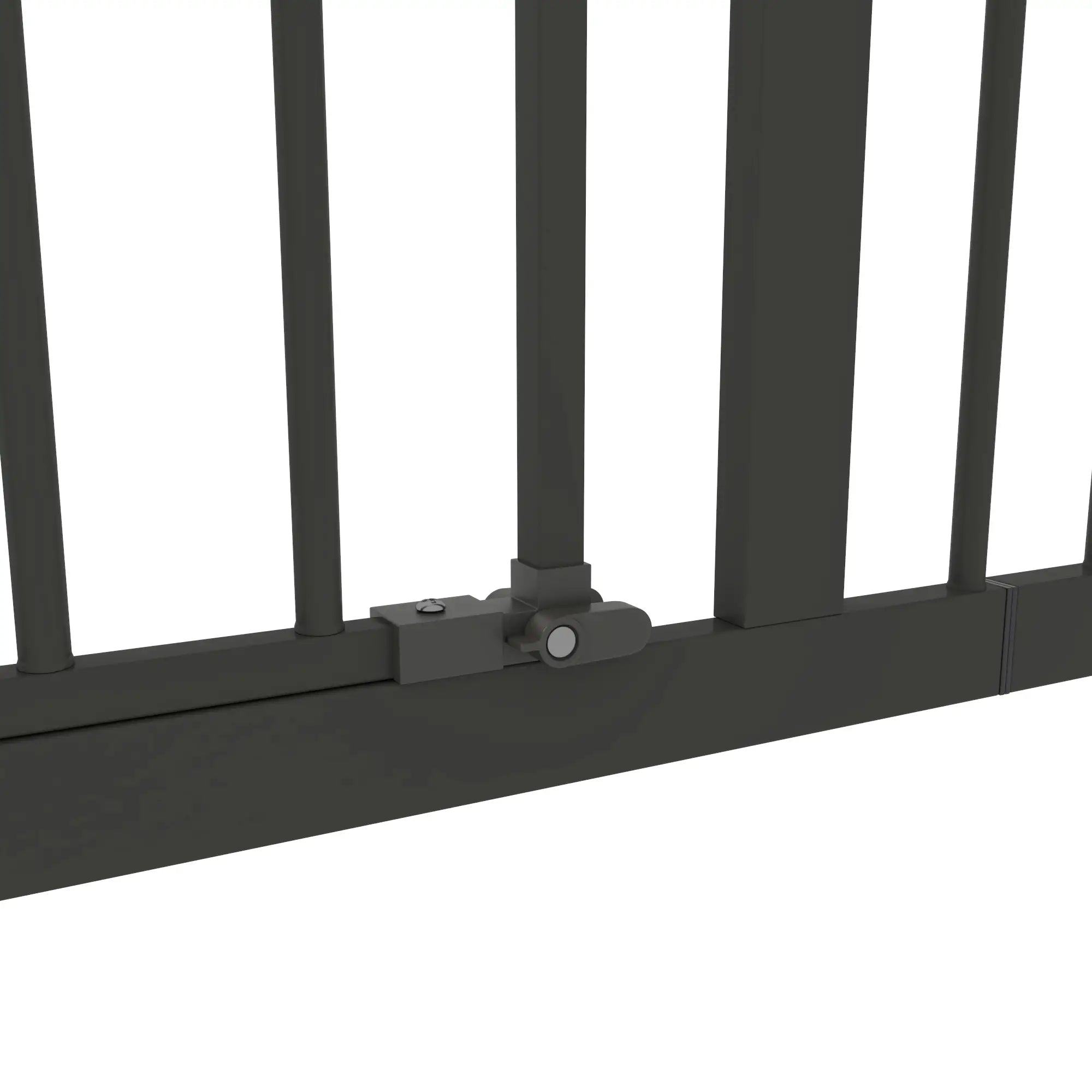 Pet Gate with Door, 30 Inch Tall, Includes Extensions Kit, Black Houses, Kennels & Pens at Gallery Canada