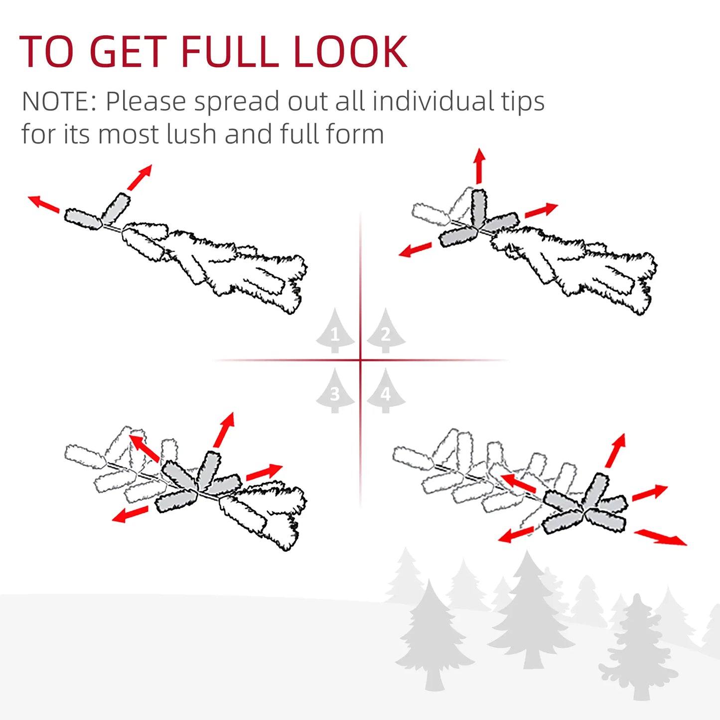 3ft Pre-Lit LED Optical Fiber Christmas Tree w/ Stand Pre Lit Christmas Trees at Gallery Canada
