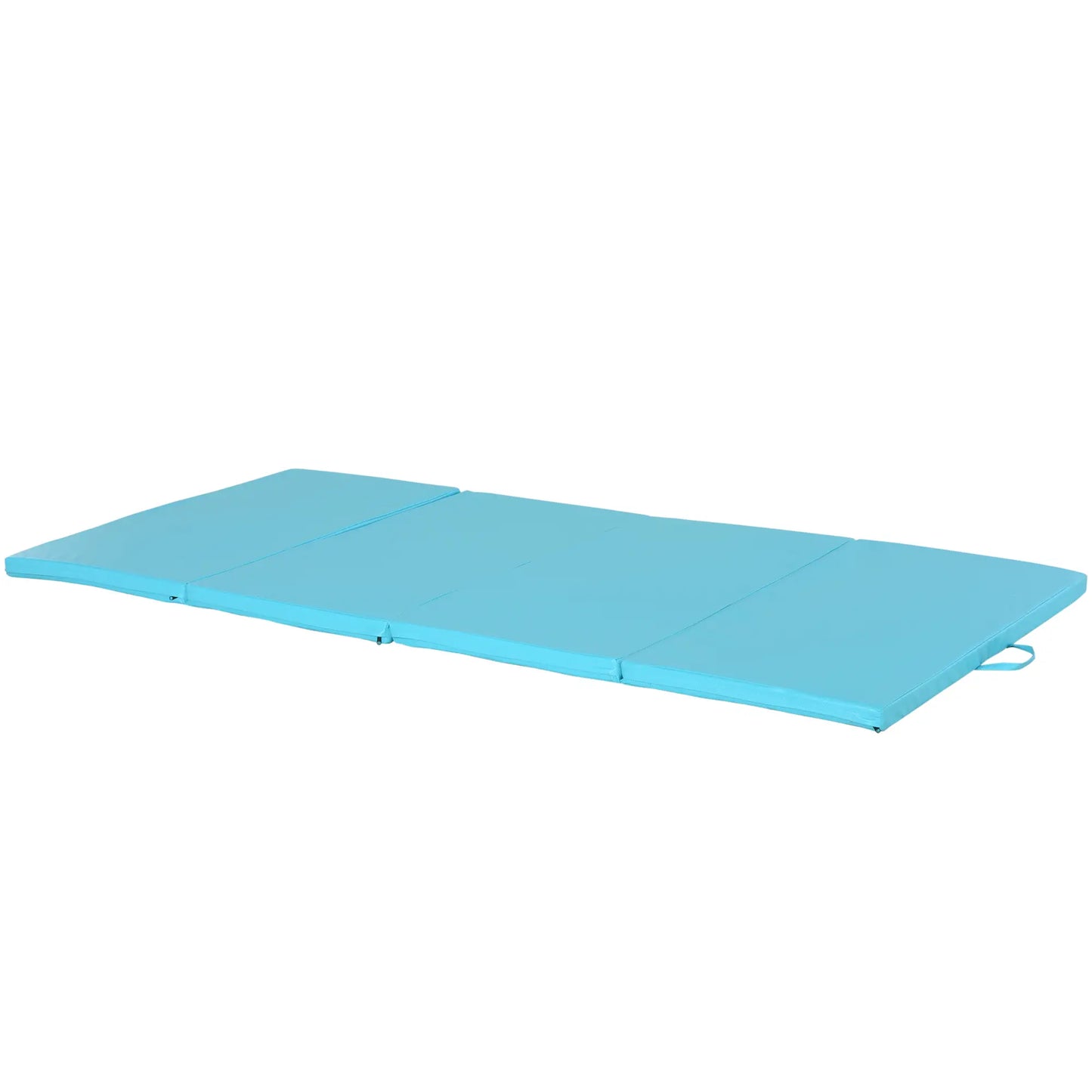 4'x8'x2" Folding Gymnastics Mat, Exercise Mat For Yoga MMA, Light Blue Gymnastics Mats at Gallery Canada