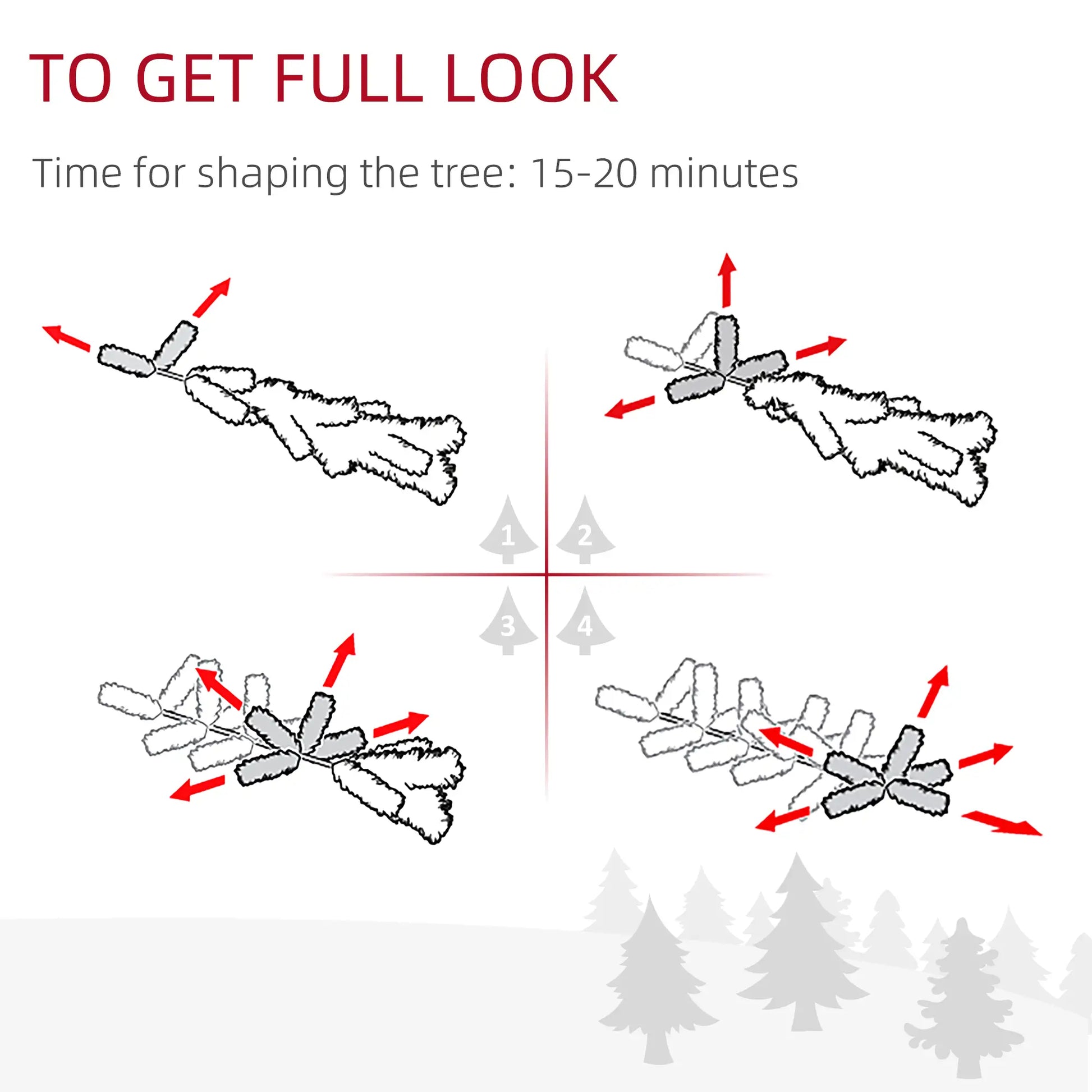 7FT Pencil Christmas Tree, Artificial, Automatic Open, Blue Pencil Christmas Trees at Gallery Canada