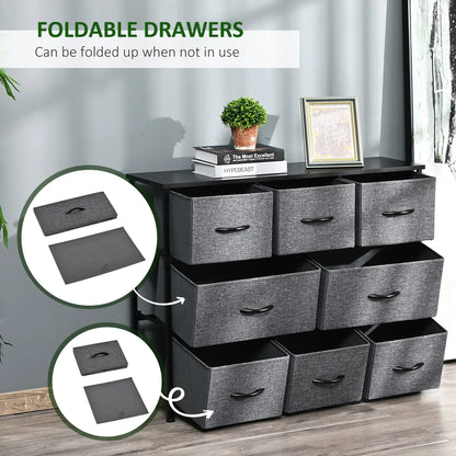 8-Bin Dresser Storage Tower, Fabric Bins with Metal Frame Storage Cabinets at Gallery Canada