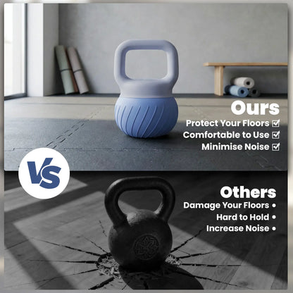 Soft Kettlebell, 22 lbs, Anti-Slip Grip, Home Gym Weight Lifting Strength Training Equipment at Gallery Canada