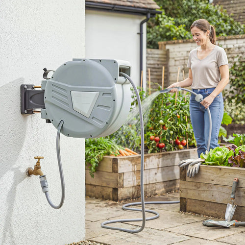 Retractable Garden Hose Reel, 1/2
