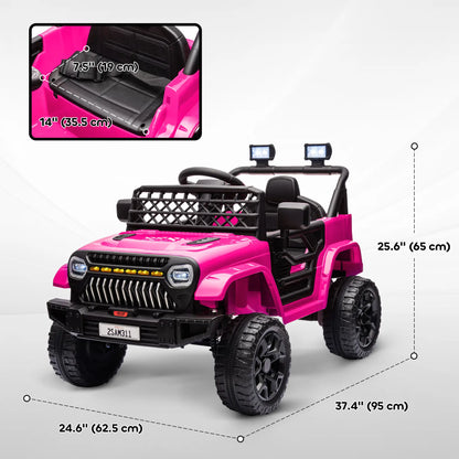 12V Ride On Truck, Electric Car For Kids, Pink Electric Toy Cars at Gallery Canada