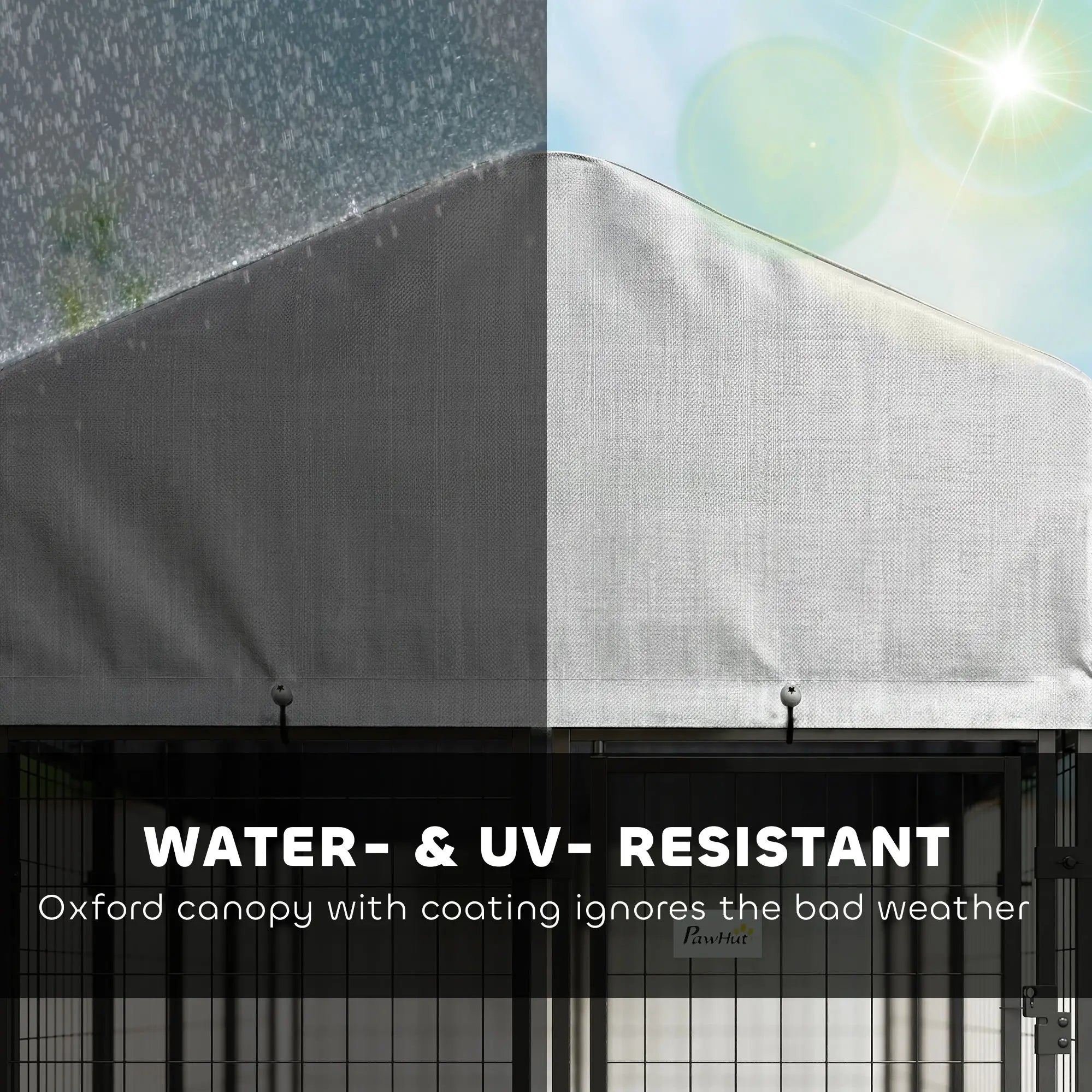 8' x 4' x 6' Outdoor Dog Kennel, Waterproof UV Resistant Cover Dog Kennels at Gallery Canada