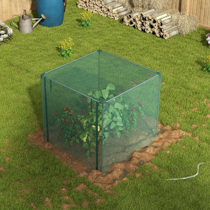 Galvanized Steel Crop Cage, Plant Protection Tent, 4' x 4', Green Walk In Greenhouses at Gallery Canada