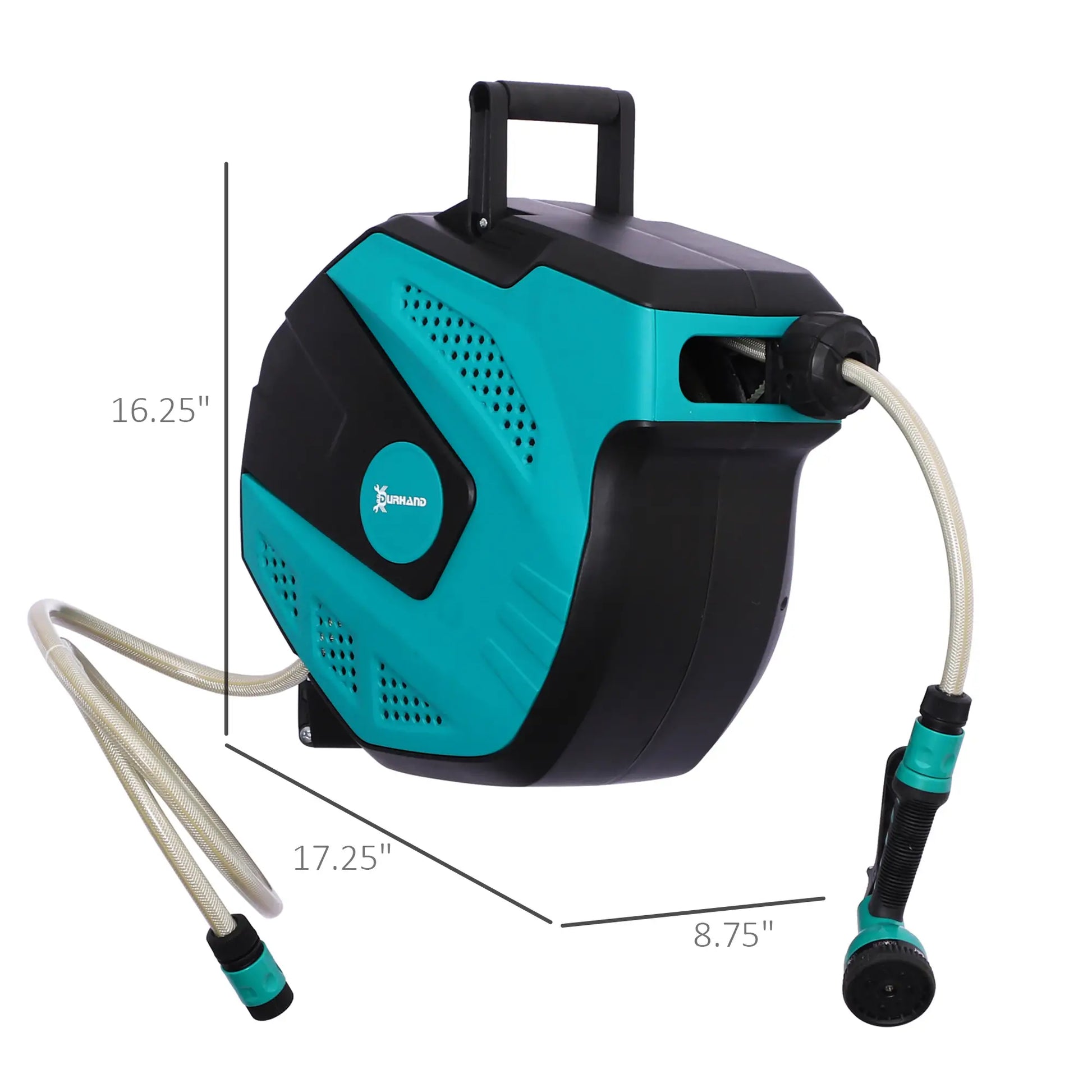 Retractable Garden Hose Reel, 1/2" x 49 ft, Wall Mounted, Automatic Rewind Garden Accessories at Gallery Canada