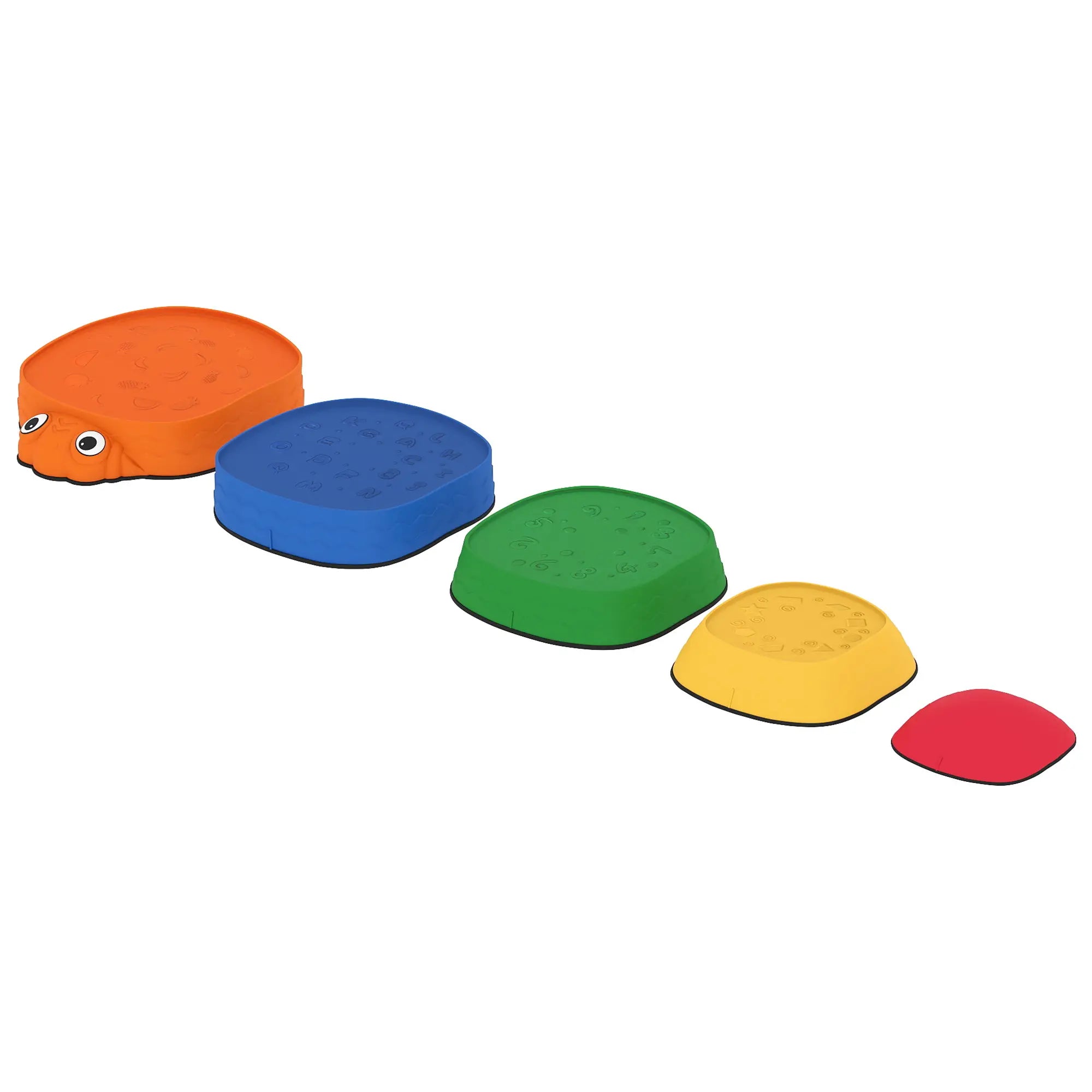 Ladybug Balance Stepping Stones, Indoor Outdoor Obstacle Course Kids Gym & Playmats Red, Yellow, Green, Blue, Orange at Gallery Canada