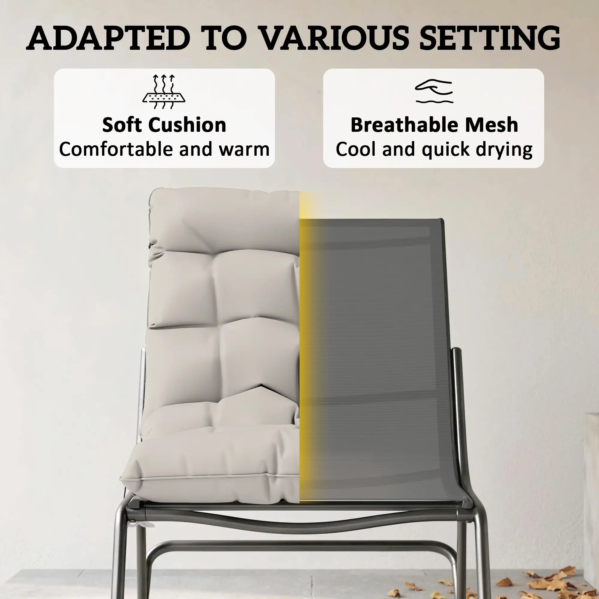 Oversized Rocking Patio Chair With 25