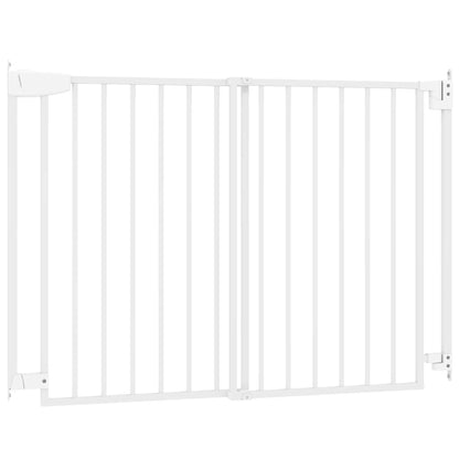 28.3-42.7 In Wide Dog Gate, Dual Locks, White Pet Gates White at Gallery Canada