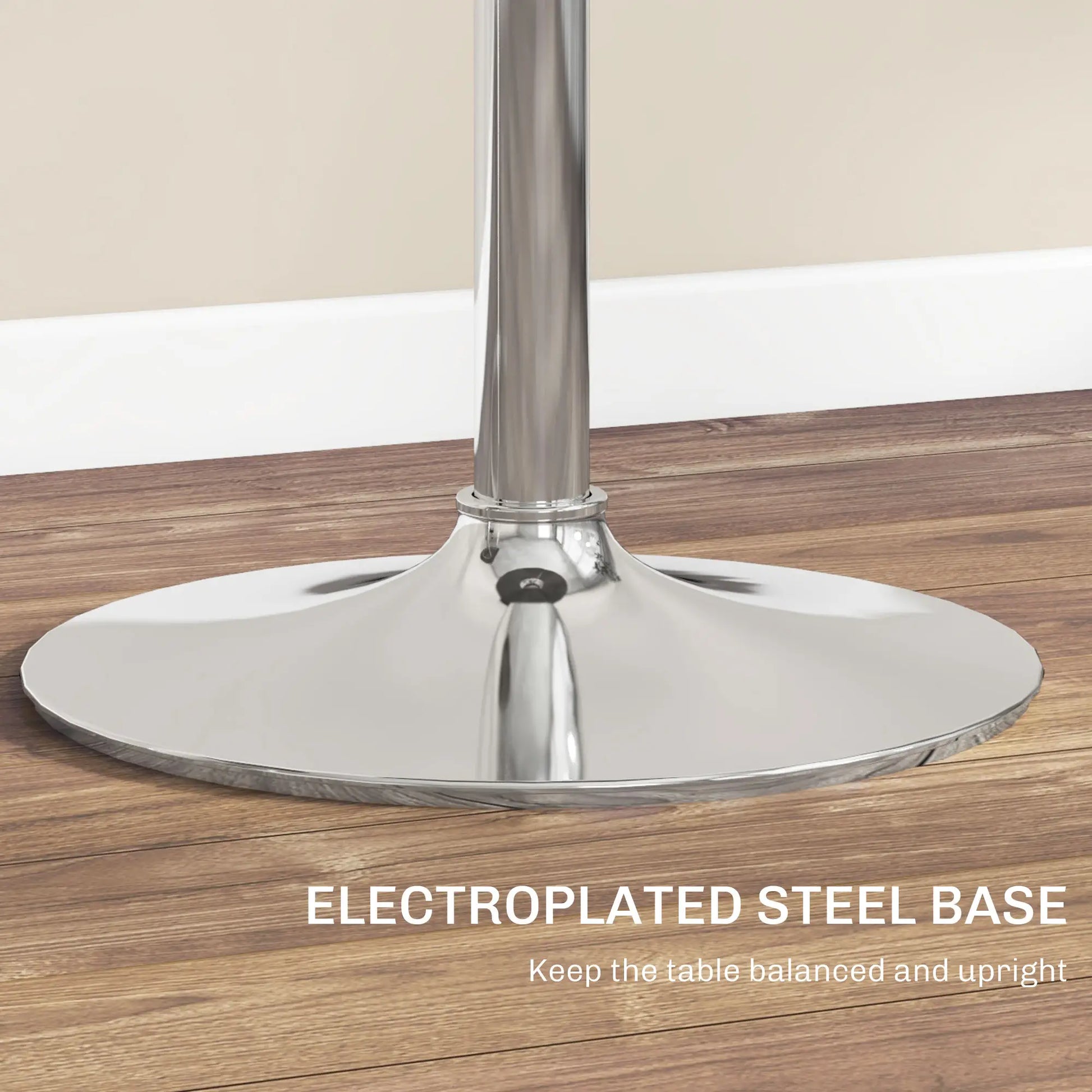 Adjustable Round Bar Table, PE Rattan Top, Steel Base, 2-Person, Grey Bar Tables at Gallery Canada