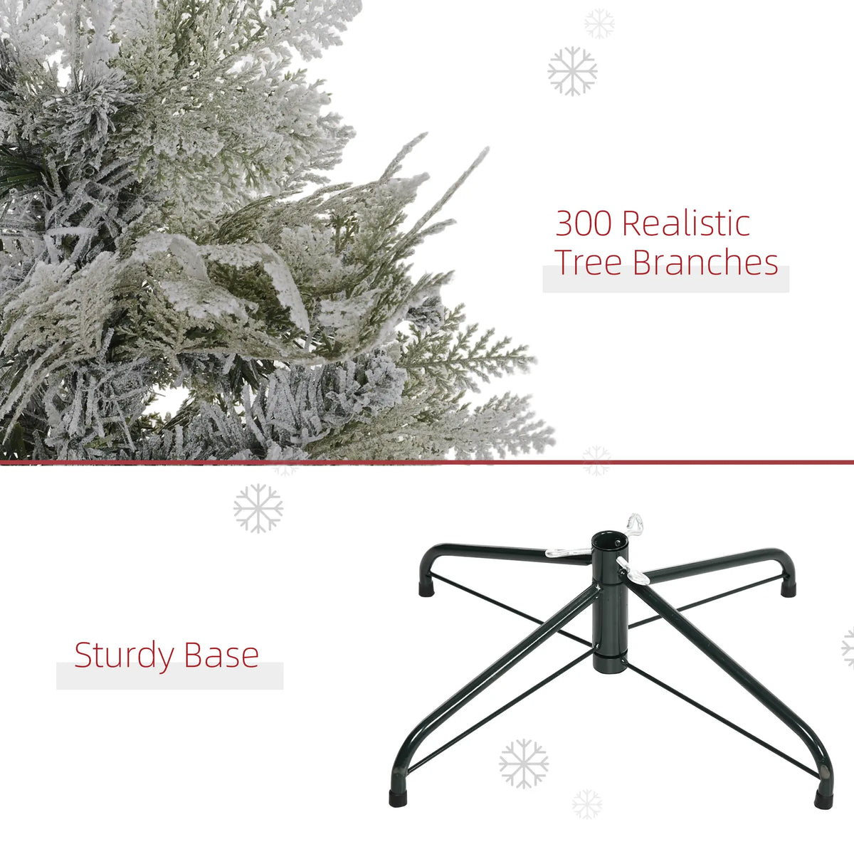5 Feet Pencil Artificial Christmas Tree, 517 Cypress Branches, Auto Open, Green