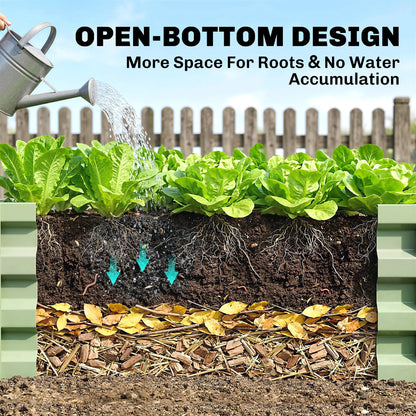 Galvanized Raised Garden Bed, 4' x 2' x 1', Green Galvanized Planter Boxes at Gallery Canada