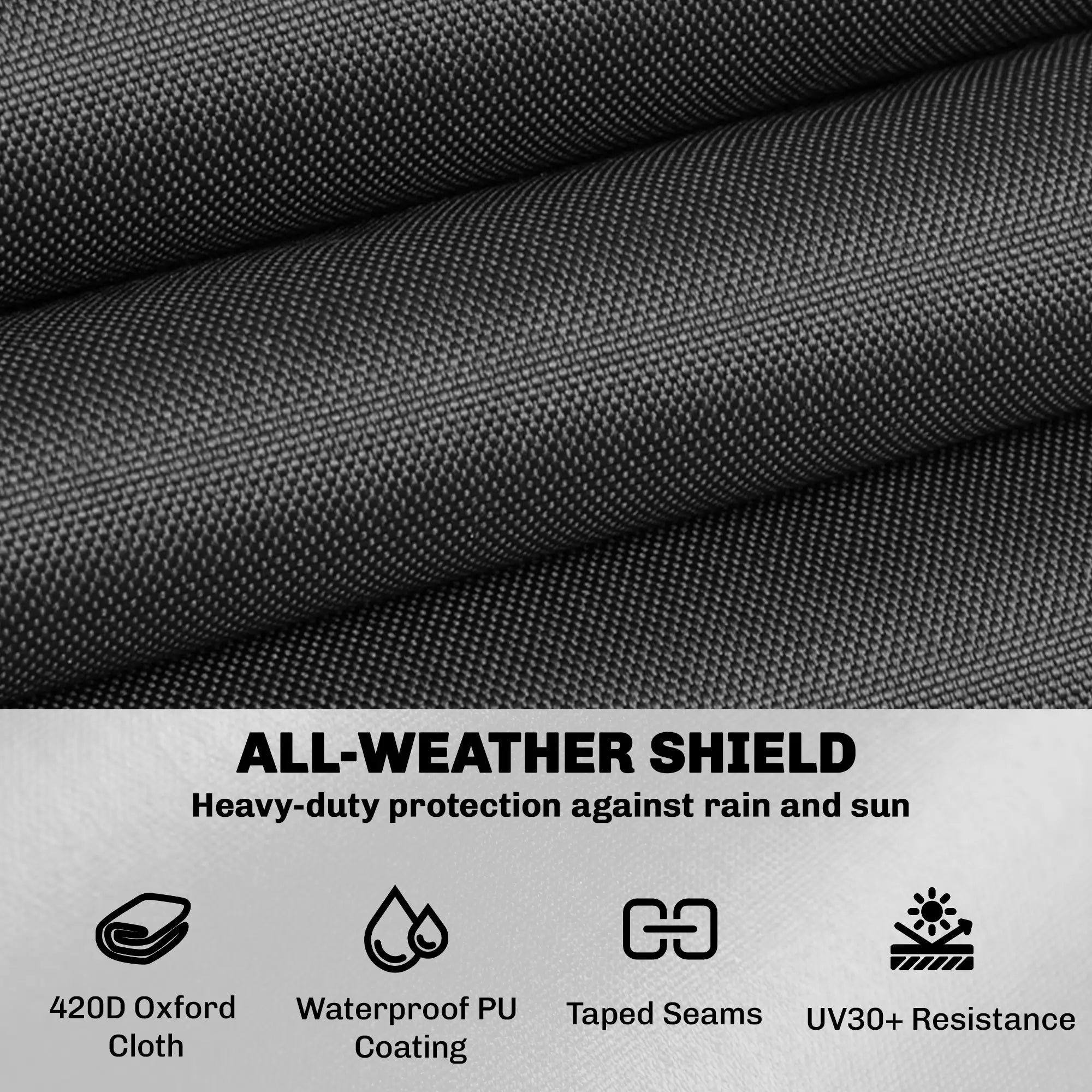 Waterproof Heavy Duty Patio Furniture Cover, 55.1