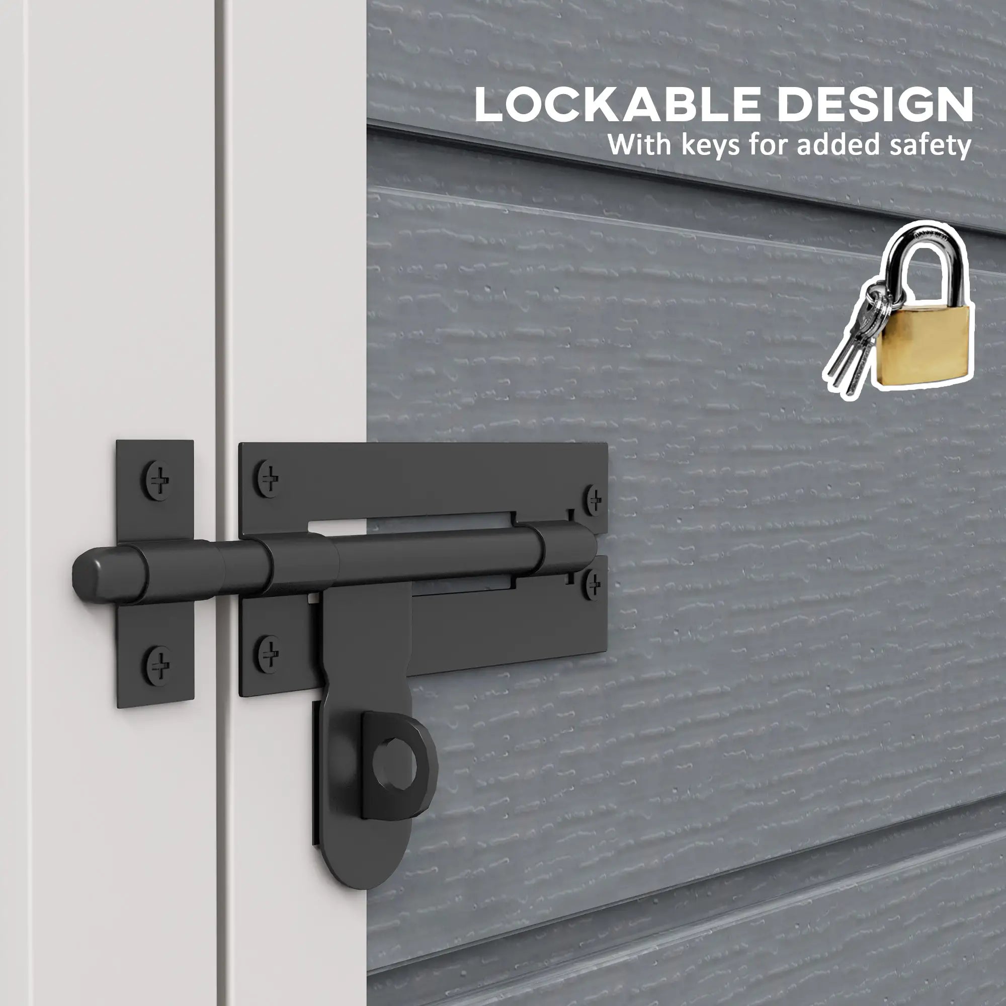 4'x5' Garden Tool Storage Shed, Lean to, Window, Vent, Plastic Roof, Grey Sheds at Gallery Canada