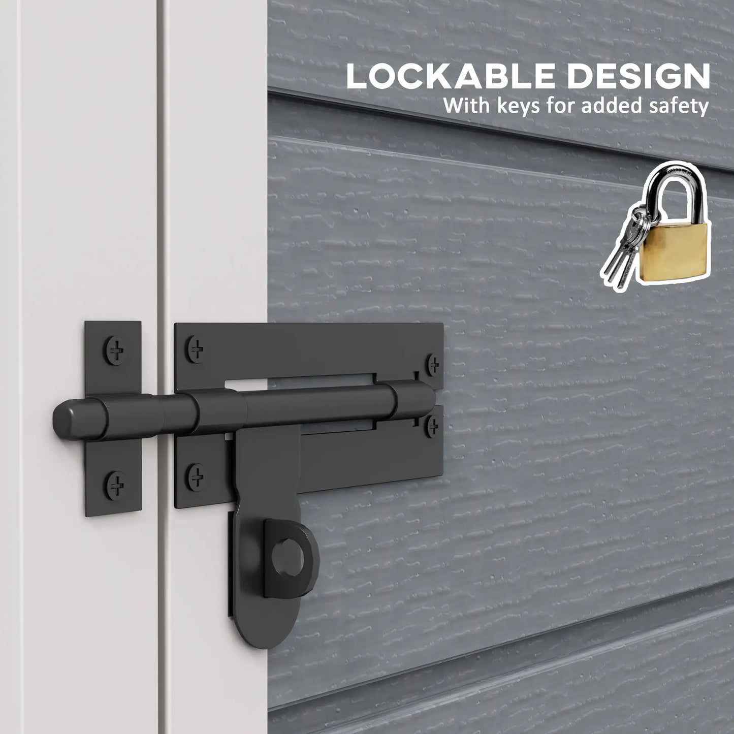 4'x5' Garden Tool Storage Shed, Lean to, Window, Vent, Plastic Roof, Grey Sheds at Gallery Canada