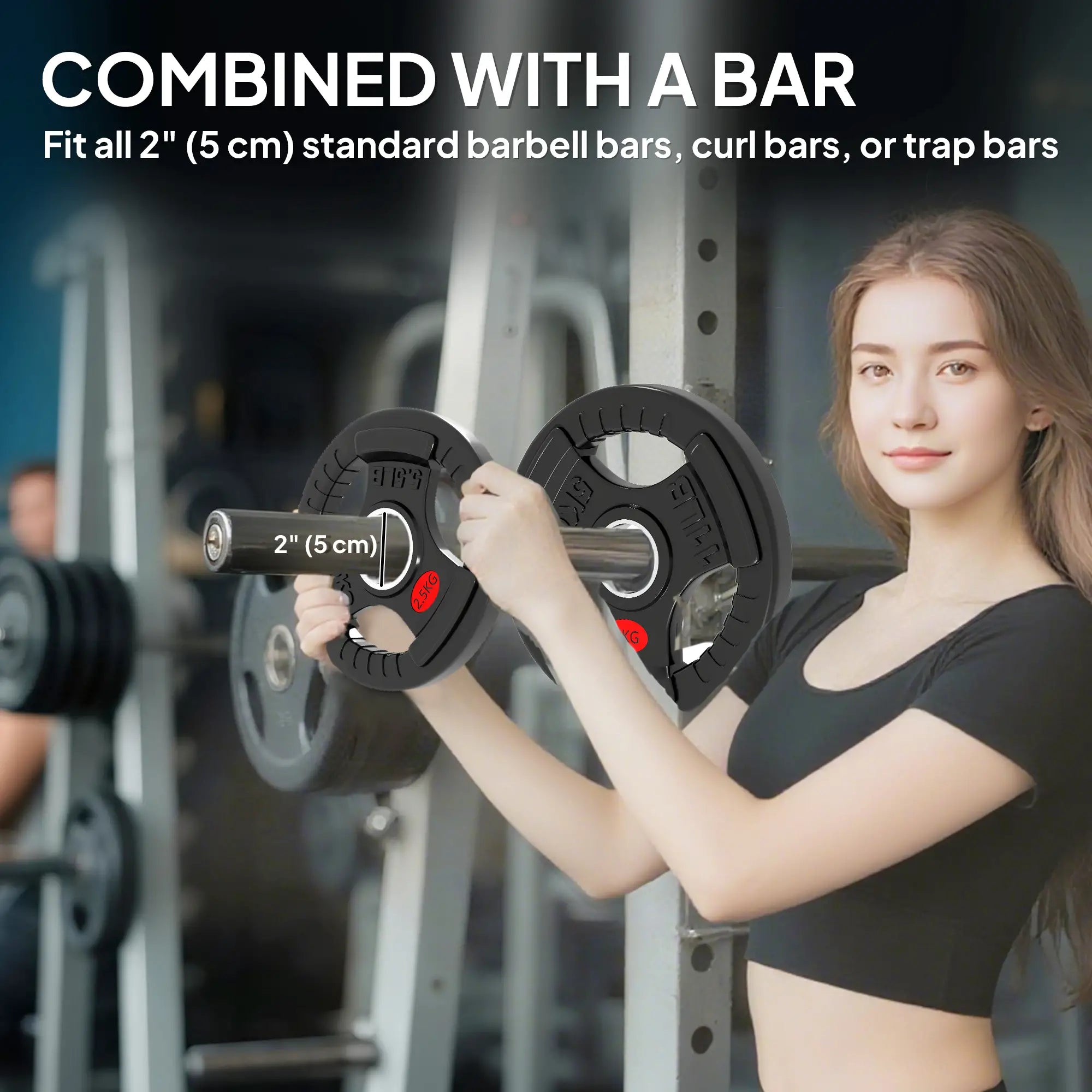 Weight Plates Set, 2-Inch Barbell Weights, 2 x 6lbs, 2 x 11lbs Dumbbells & Barbells at Gallery Canada