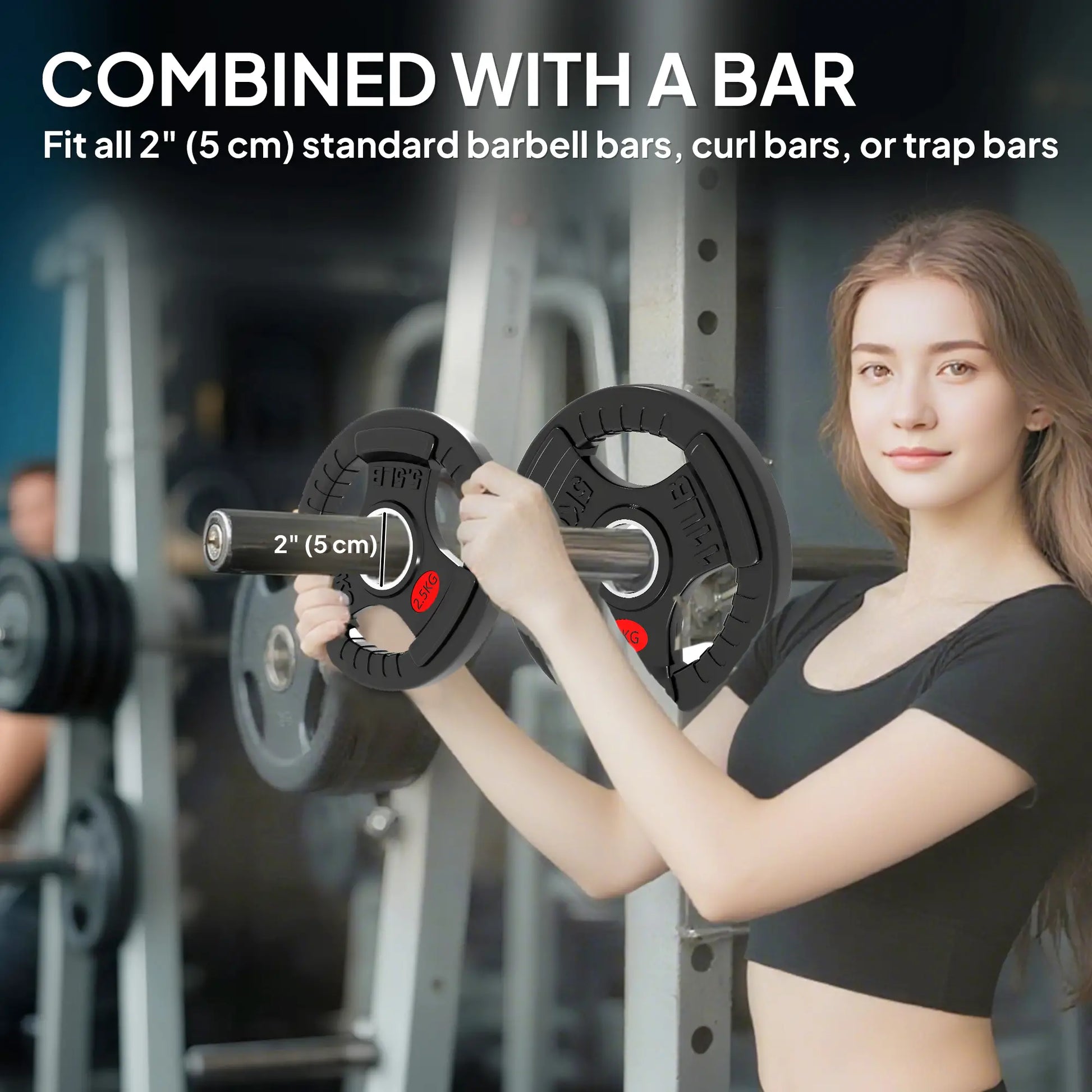 Weight Plates Set, 2-Inch Barbell Weights, 2 x 6lbs, 2 x 11lbs Dumbbells & Barbells at Gallery Canada